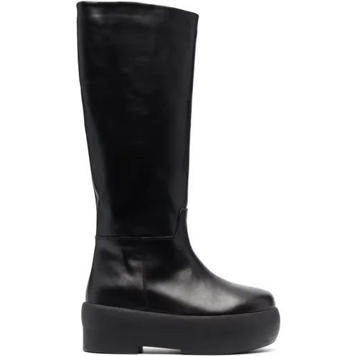 Chunky Sole Tubolar Boots , female, Sizes: 7 UK, 5 UK - Gia Borghini - Modalova