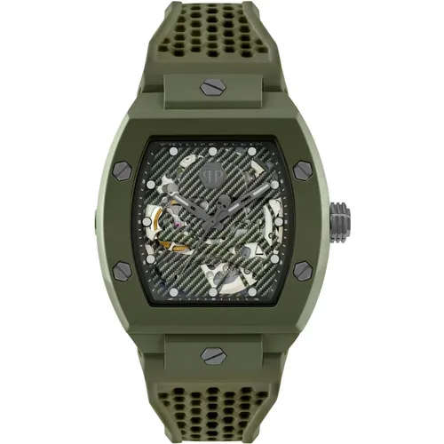 Automatic Men's Watch The $keleton Ecoceramic , male, Sizes: ONE SIZE - Philipp Plein - Modalova