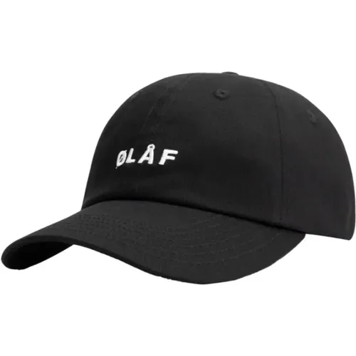 Block Cap Hat , male, Sizes: ONE SIZE - Olaf Hussein - Modalova