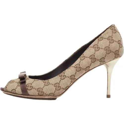 Pre-owned Canvas heels - Gucci Vintage - Modalova