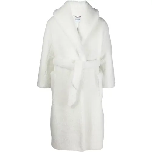 Teddy-Texture Belted Coat , female, Sizes: M - Casablanca - Modalova