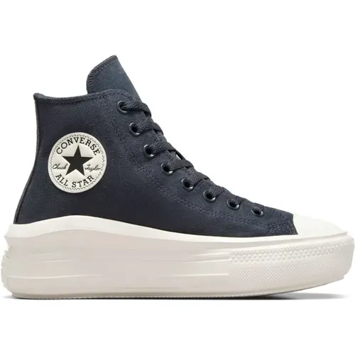 Luxuriöse Wildleder Plateau-Sneaker , Damen, Größe: 40 EU - Converse - Modalova