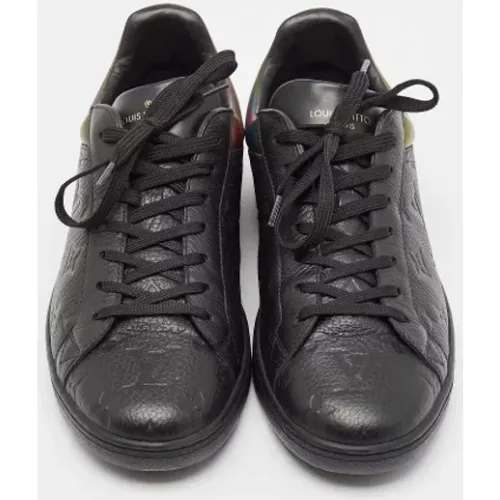 Pre-owned Leather sneakers , female, Sizes: 8 UK - Louis Vuitton Vintage - Modalova