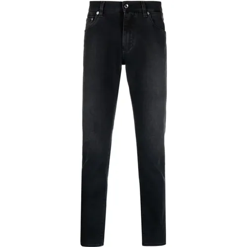 Slim-Fit Medium Rise Jeans , male, Sizes: XL, 2XL, 5XL, L - Dolce & Gabbana - Modalova