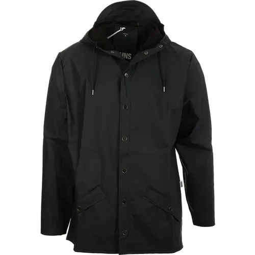 Blaue Wasserdichte Jacke , Herren, Größe: 2XL - Rains - Modalova