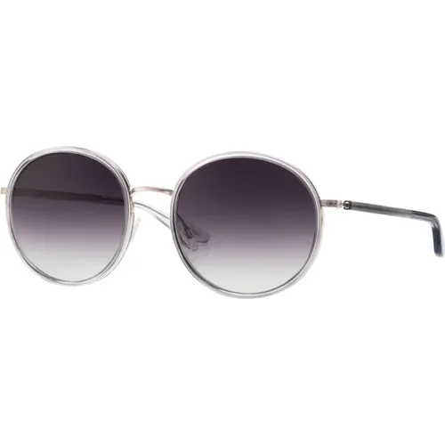 Amorfati Sonnenbrille - Transparent Grau/Grau Getönt , unisex, Größe: 57 MM - Barton Perreira - Modalova