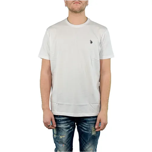 Casual T-shirt with Round Neck , male, Sizes: 2XL, XL, L - U.s. Polo Assn. - Modalova