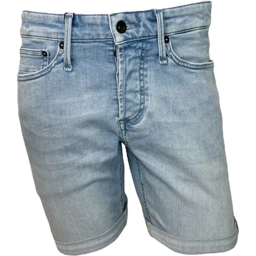 Light Razor Short Jeans , male, Sizes: W29, W33 - Denham - Modalova