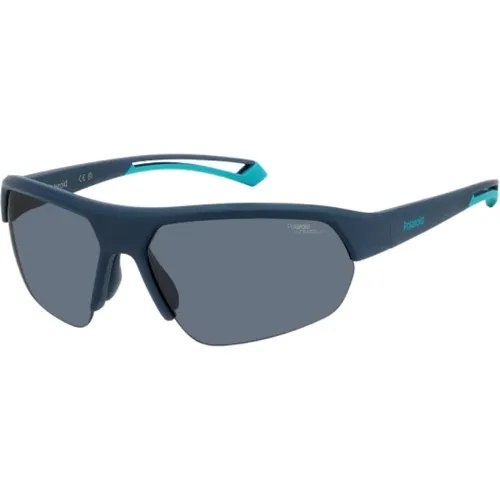 Blaue Resin Sonnenbrille Unisex Stil - Polaroid - Modalova