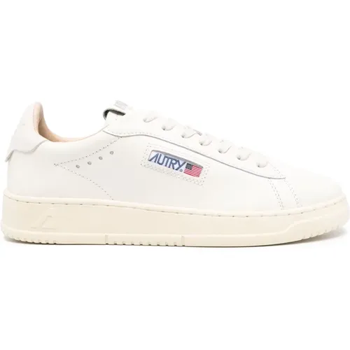 Weiße Creme Dallas Low Sneakers , Herren, Größe: 40 EU - Autry - Modalova