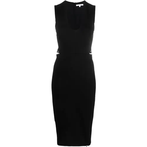 K103 Nero Midi Dress , female, Sizes: XS, 2XS, M, S - PATRIZIA PEPE - Modalova