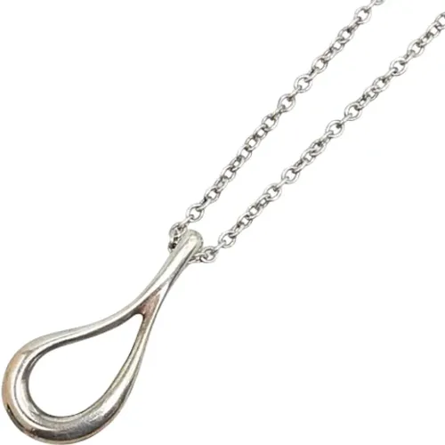 Pre-owned Silver necklaces , female, Sizes: ONE SIZE - Tiffany & Co. Pre-owned - Modalova