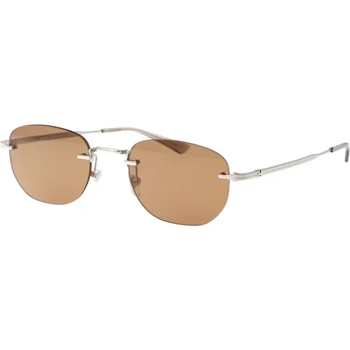 Stylish Sunglasses Mb0303S , male, Sizes: 53 MM - Montblanc - Modalova