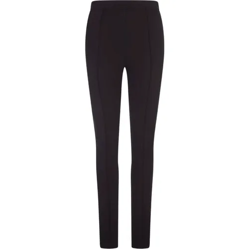 Slim Fit High Waist Trousers , female, Sizes: 2XS, XS - Moncler - Modalova