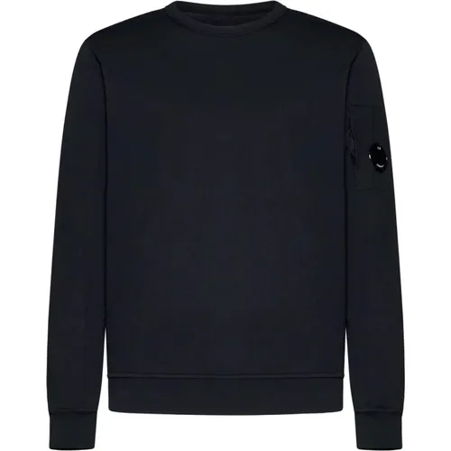 Sweater with Lens Detail , male, Sizes: L, S, XL, M - C.P. Company - Modalova