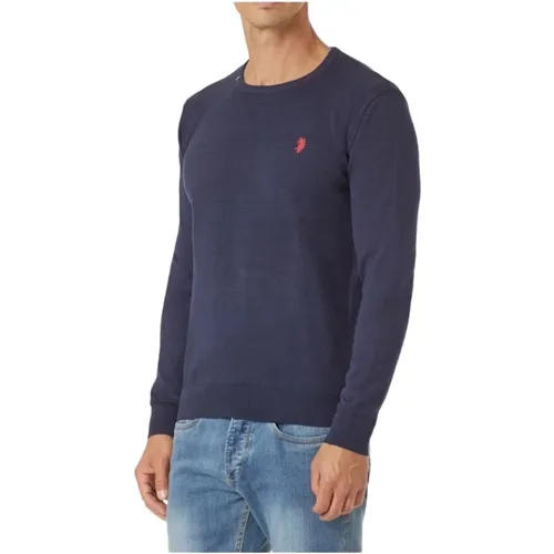 Crewneck Sweatshirt , Herren, Größe: L - U.S. Polo Assn. - Modalova