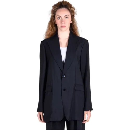 Elegant Wool Blend Blazer , female, Sizes: L, M, S - Barena Venezia - Modalova