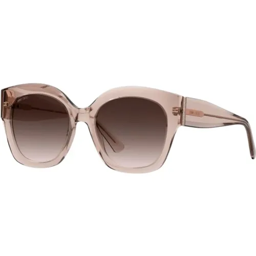 Rosa Acetat Sonnenbrille für Frauen - Jimmy Choo - Modalova