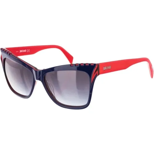 Blau-rote Kunststoff-Sonnenbrille - Just Cavalli - Modalova