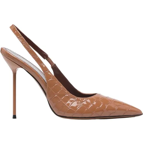 Lidia Slingback Shoes , female, Sizes: 6 1/2 UK, 4 1/2 UK, 7 UK, 5 UK, 5 1/2 UK, 3 UK, 6 UK, 4 UK - Paris Texas - Modalova