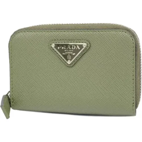 Pre-owned Leather wallets , female, Sizes: ONE SIZE - Prada Vintage - Modalova