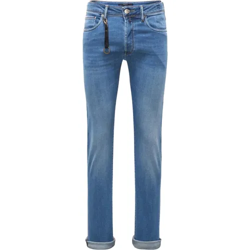 Stretch Slim-fit Jeans , Herren, Größe: W37 L34 - Incotex - Modalova