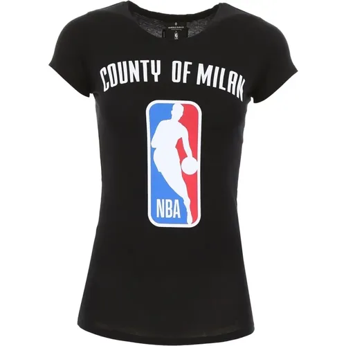 NBA Womens T-Shirt , female, Sizes: S - Marcelo Burlon - Modalova