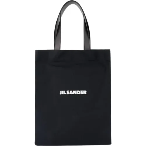 Book Tote Shopper Bag - Cotton - , male, Sizes: ONE SIZE - Jil Sander - Modalova