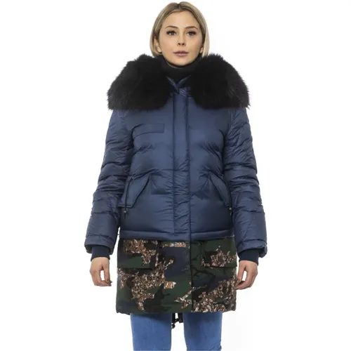 Parka Jacke mit Abnehmbarer Pelzkapuze - Mr&Mrs Italy - Modalova