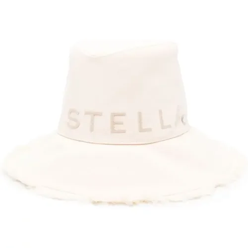Hats Cream , female, Sizes: 57 CM, 56 CM - Stella Mccartney - Modalova
