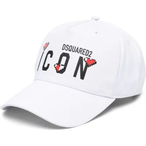 Icon Logo Baseball Cap , female, Sizes: ONE SIZE - Dsquared2 - Modalova