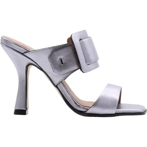 Stylish Heeled Mules , female, Sizes: 5 UK, 3 UK - Carmens - Modalova