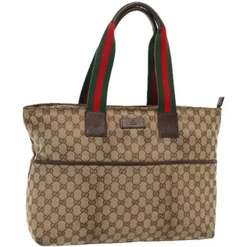 Pre-owned Canvas handbags , female, Sizes: ONE SIZE - Gucci Vintage - Modalova