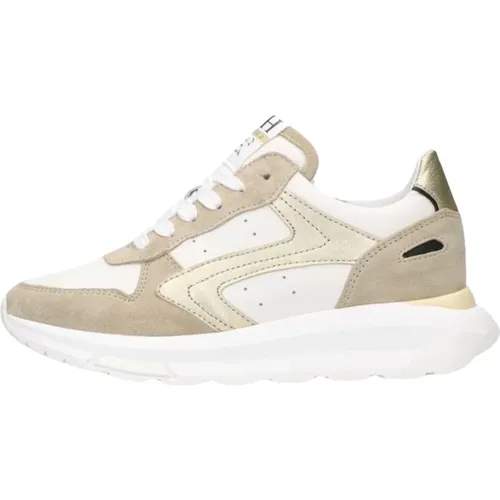 Mädchen Niedrige Sneakers Leder Wildleder , Damen, Größe: 35 EU - Hip - Modalova