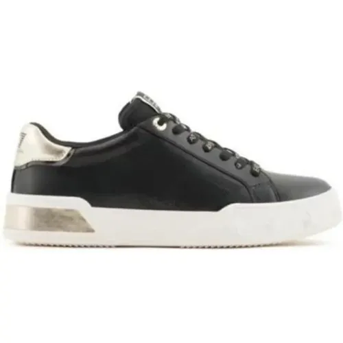 Polyester Sneaker mit 3cm Absatz , Damen, Größe: 39 1/3 EU - Emporio Armani EA7 - Modalova