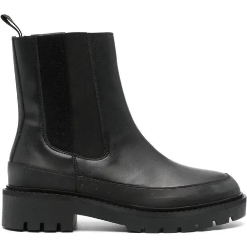 Combat chelsea boot , female, Sizes: 8 UK, 5 UK, 6 UK, 3 UK, 7 UK - Calvin Klein Jeans - Modalova