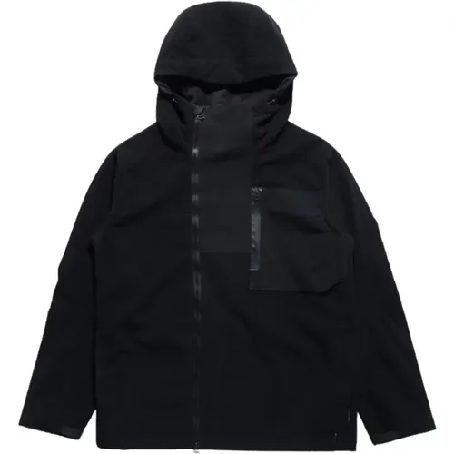 Waterproof Hooded Fleece Jacket , male, Sizes: L, M, S - Maharishi - Modalova