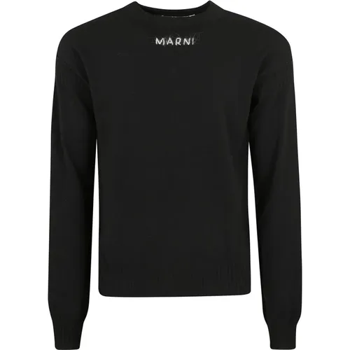 Casual Roundneck Sweater , Herren, Größe: L - Marni - Modalova