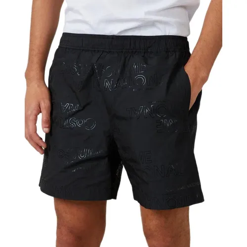 Schwarze Polyester-Shorts für Herren - Costume National - Modalova