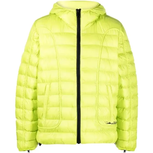 Grüne Puffer & Down Jacke Diesel - Diesel - Modalova