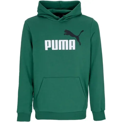 Großer Logo Hoodie in Wein Farbe , Herren, Größe: S - Puma - Modalova