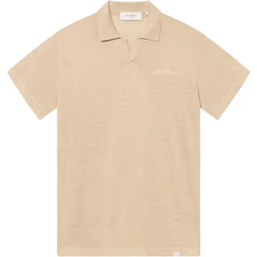 Sand Emmanuel Polo Knit T-Shirt , male, Sizes: XL, M - Les Deux - Modalova