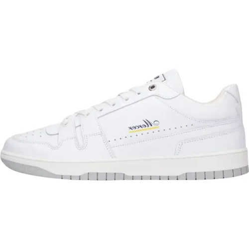 Weiße Leder Low Top Sneakers , Herren, Größe: 43 EU - Mercer Amsterdam - Modalova