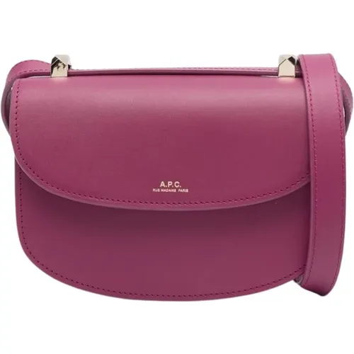 Geneve Mini Leather Bag , female, Sizes: ONE SIZE - A.p.c. - Modalova