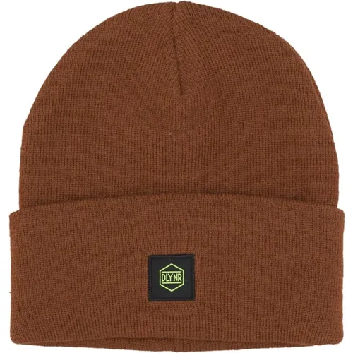 Klassische Logo-Label-Beanie-Brauner Hut - Dolly Noire - Modalova