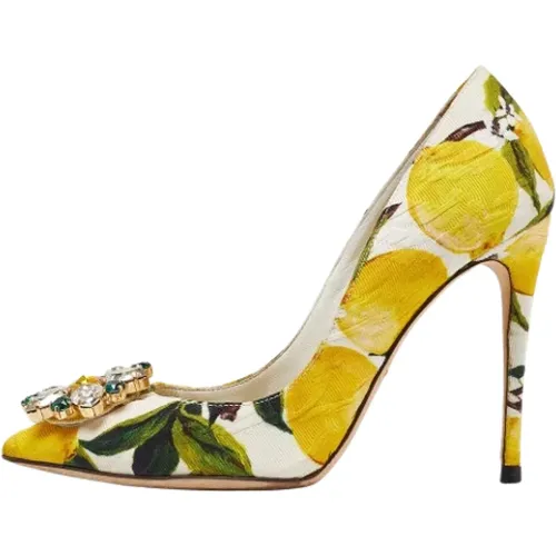 Pre-owned Fabric heels , female, Sizes: 2 UK - Dolce & Gabbana Pre-owned - Modalova