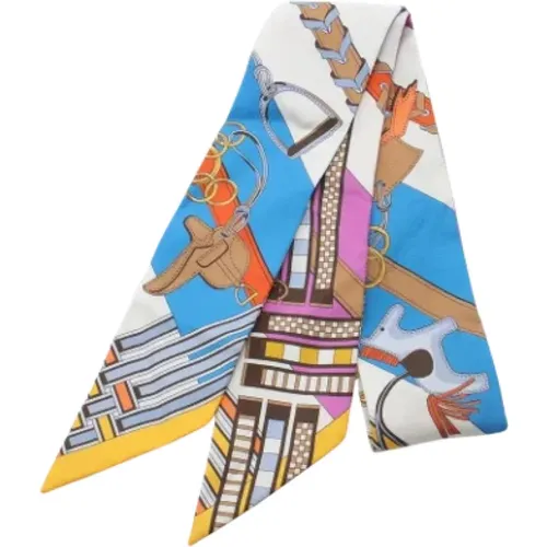 Pre-owned Silk scarves , female, Sizes: ONE SIZE - Hermès Vintage - Modalova