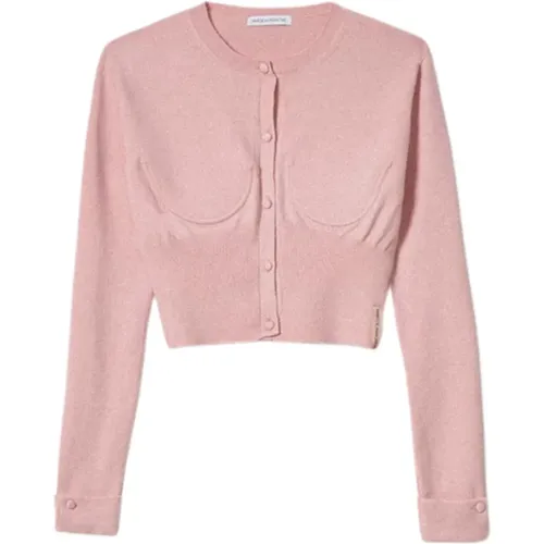 Rosa Cardigan Crop Sweater - Mar De Margaritas - Modalova