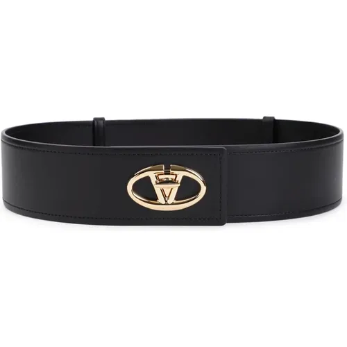 Leather Belt for Women , female, Sizes: 75 CM, 80 CM - Valentino Garavani - Modalova