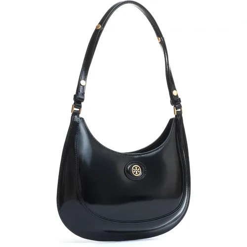 Shoulder Bag Robinson Half Moon , female, Sizes: ONE SIZE - TORY BURCH - Modalova